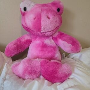 Pink Tie-Dye Frog Build A Bear BNWT